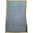 16x25x1 Electrostatic Washable Permanent A/C Furnace Air Filter - Reusable - GOLD FRAME