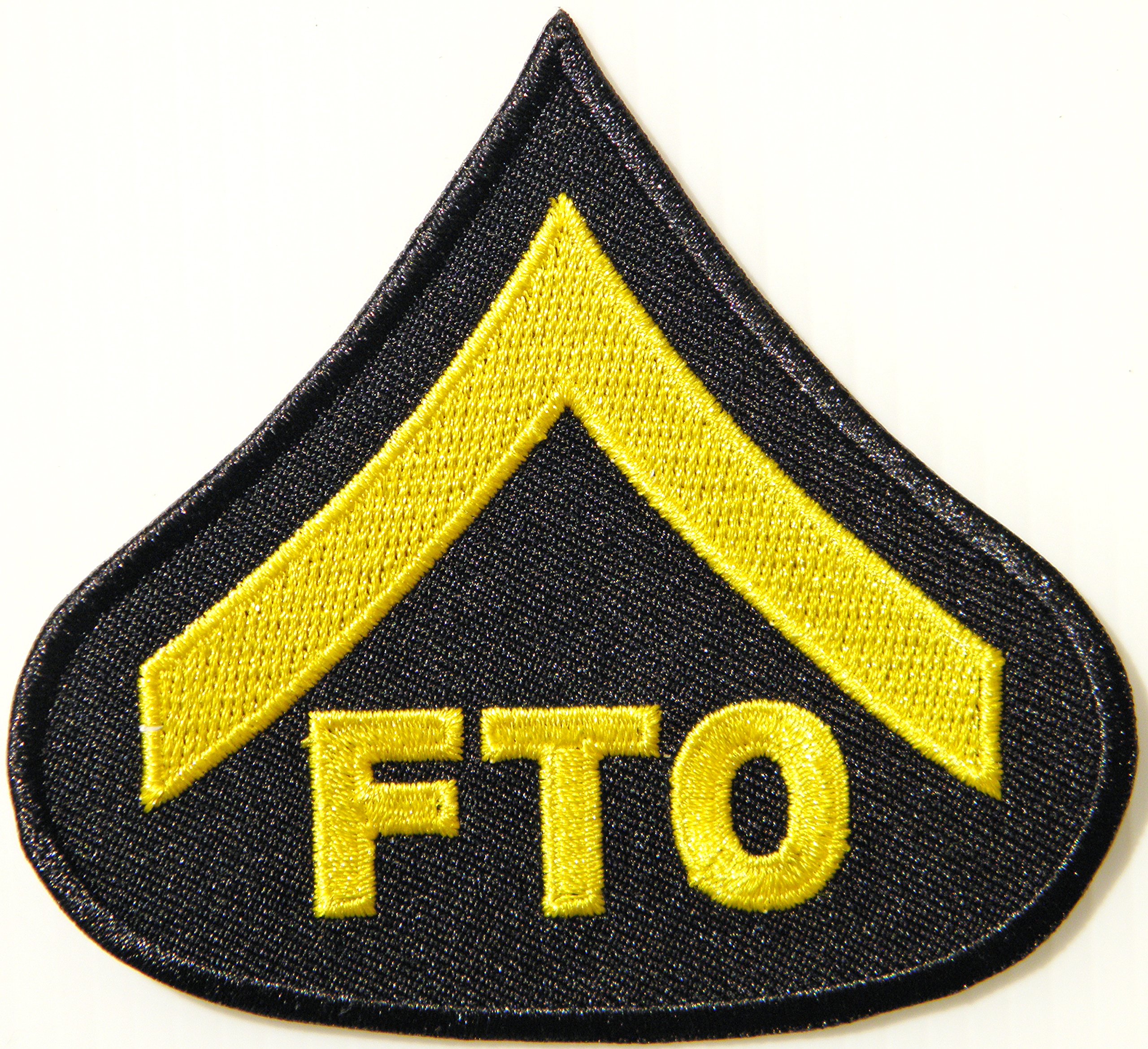FTO FIELD TRAINING OFFICER Chevron Shield Logo Police Jacket Uniform Patch Sew Iron on Embroidered Sign Badge Costume