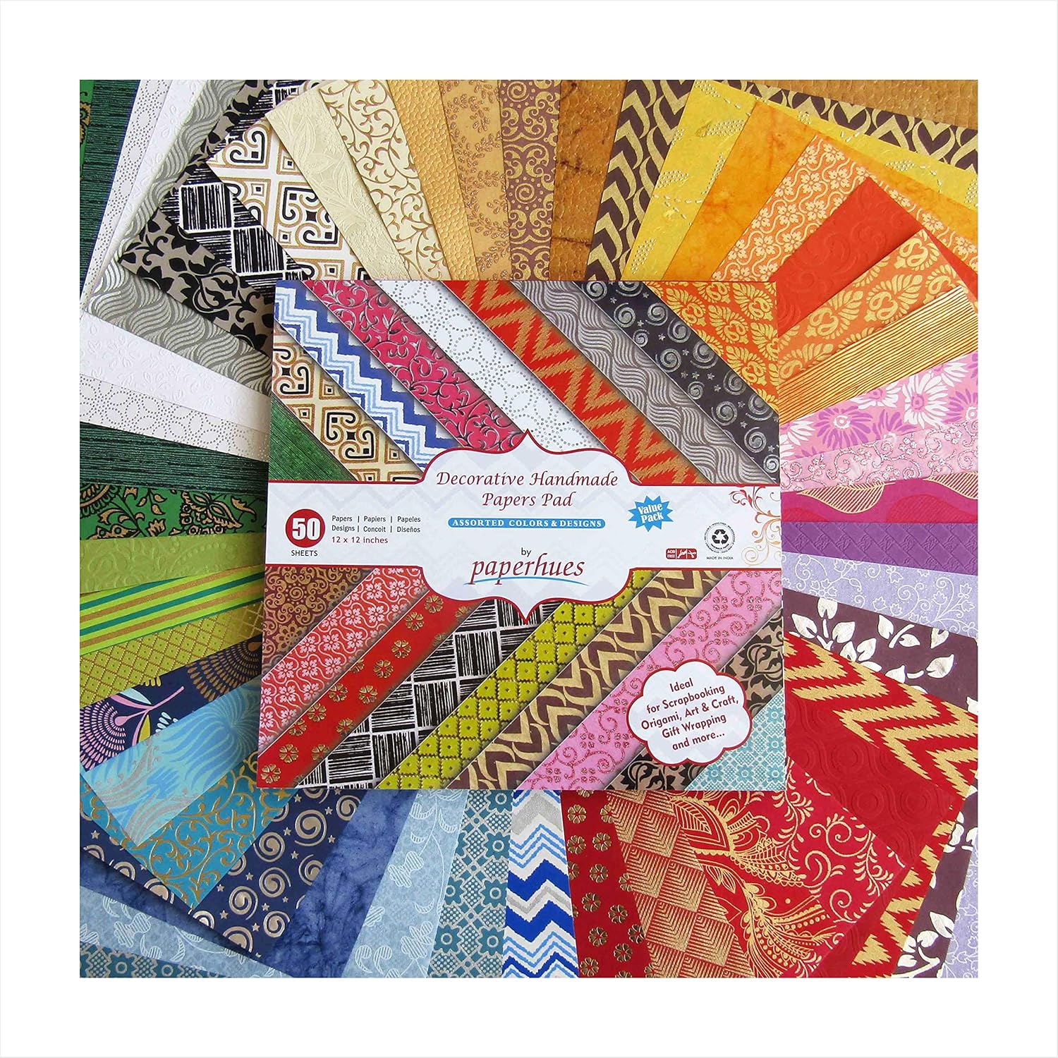 Origami Paper Home Covers Paperhues Decorative Scrapbook Papers 12x12