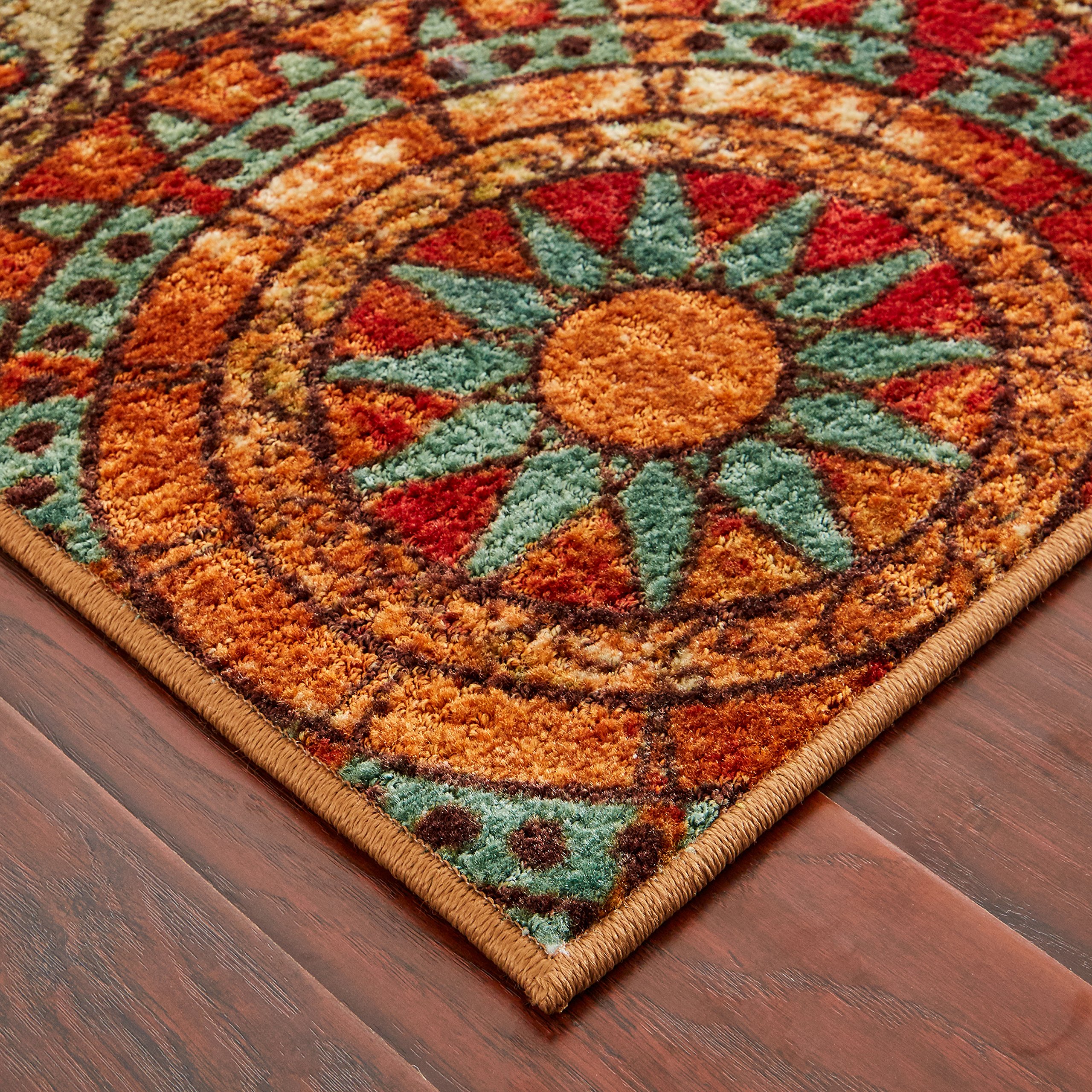 Mohawk Home Strata Caravan Medallion Multi Rug, 2' x 5' 86093512880 eBay