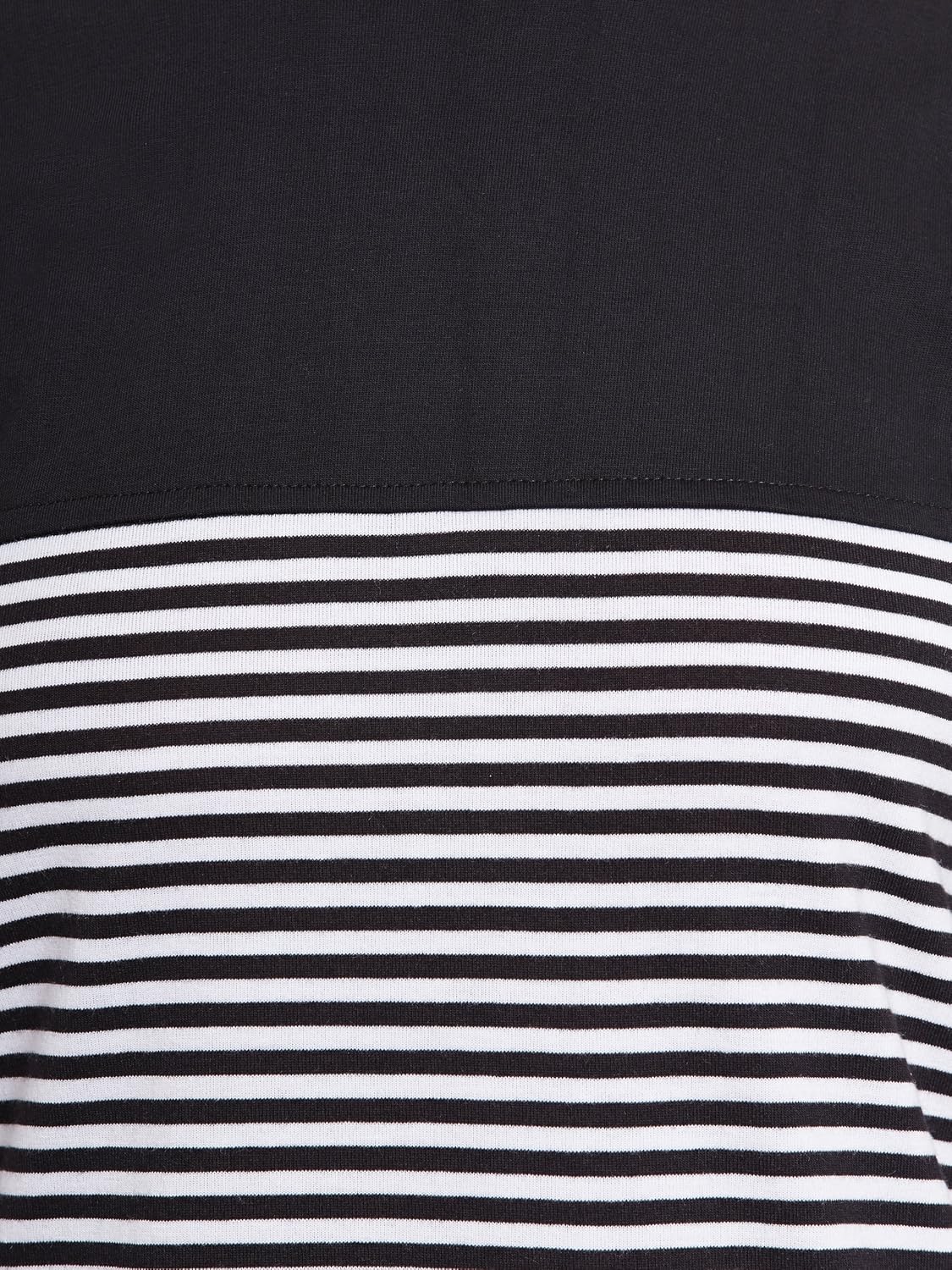 miss chase womens black and white striped shift dress