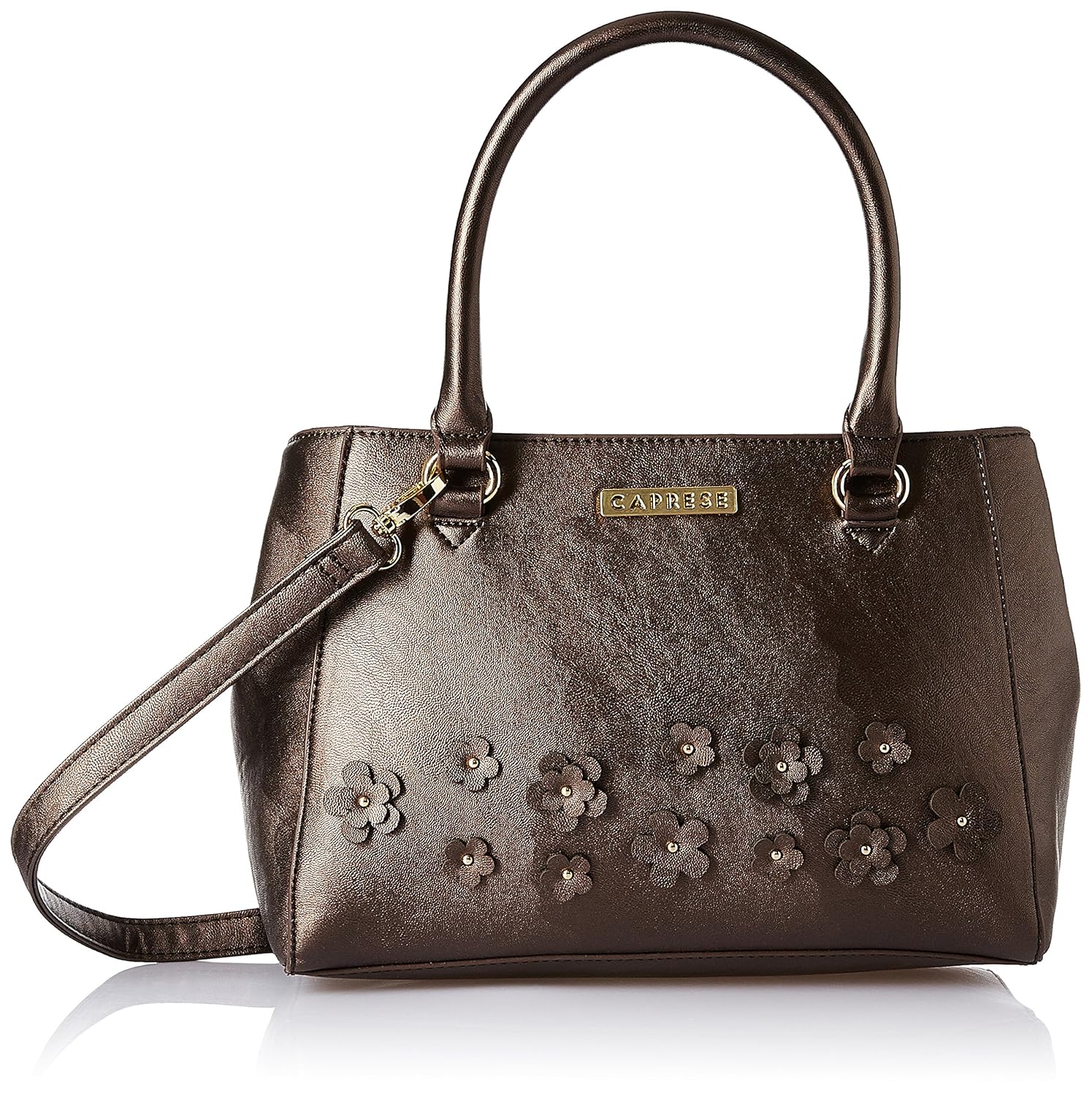 caprese women's satchel (bronze)