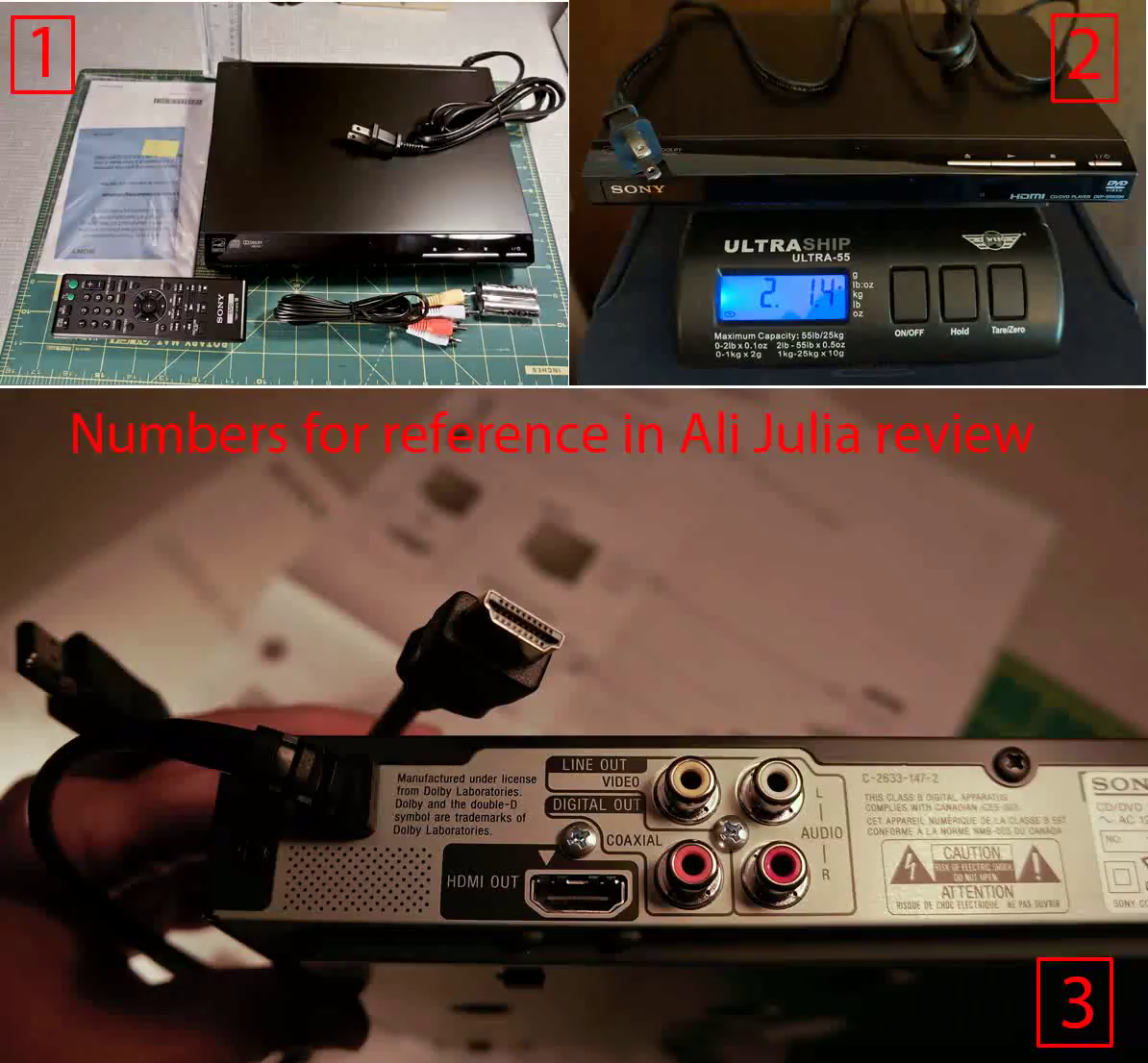 I purchased this DVD to play movies on DVDs attached to a high definition  SONY TV