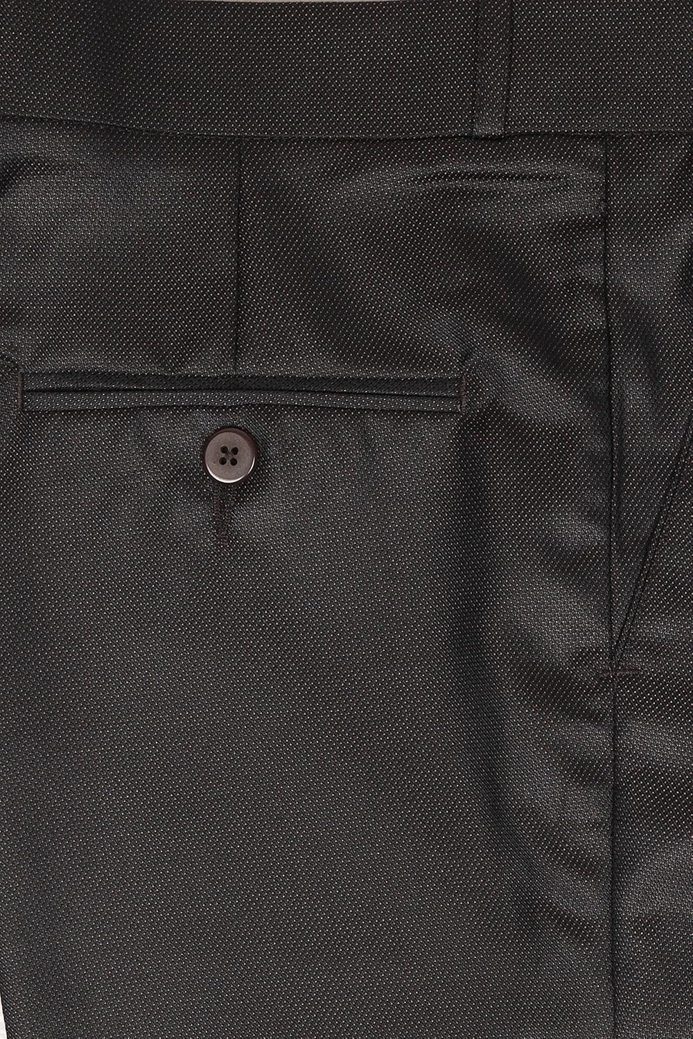 mchenry men's regular fit self-design formal trousers