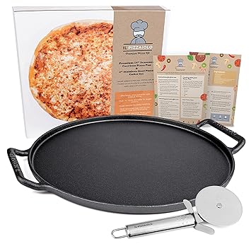 Sartén pizza de hierro fundido piedra - , para creps de hierro ...