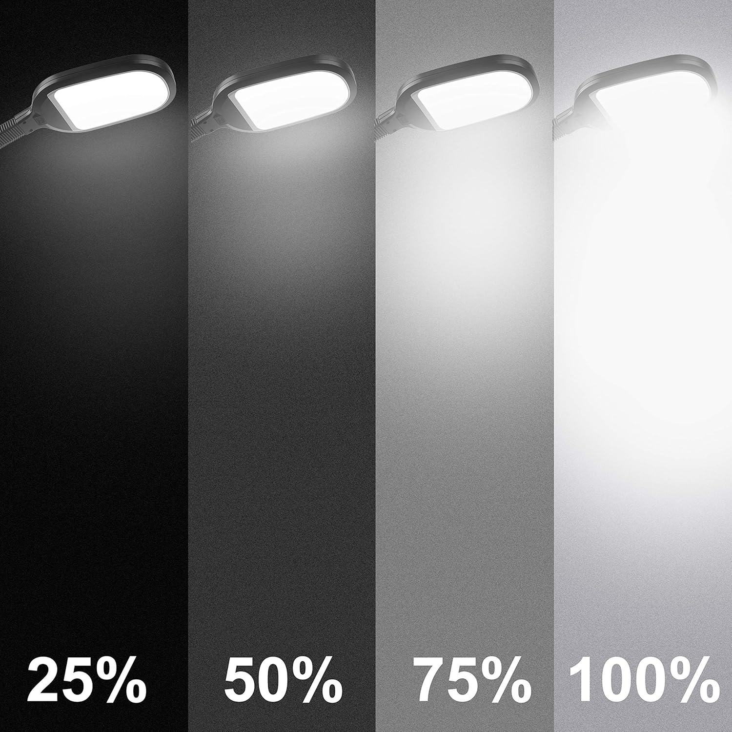 Addlon LED Floor Lamp with 4 Brightness Levels & 3 Color Temperatures, Smooth Touch Switch, 2500 Lumens, Dimmable Reading Standing Lamp with Gooseneck for Sewing Living Room Office - Classic Black: Home Improvement