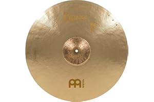 Meinl Cymbals Byzance 22" Vintage Sand Crash/Ride, Benny Greb Signature — Made in Turkey — Hand Hammered B20 Bronze, 2-Year Warranty (B22SACR)