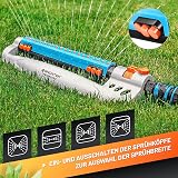 GRÜNTEK Oscillating Sprinkler Turbo Motor Rectangular up to 462 m2 view 3