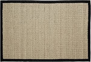 Chesapeake Seagrass Area Rug With Black Border 40 X60 Furniture Decor Amazon Com