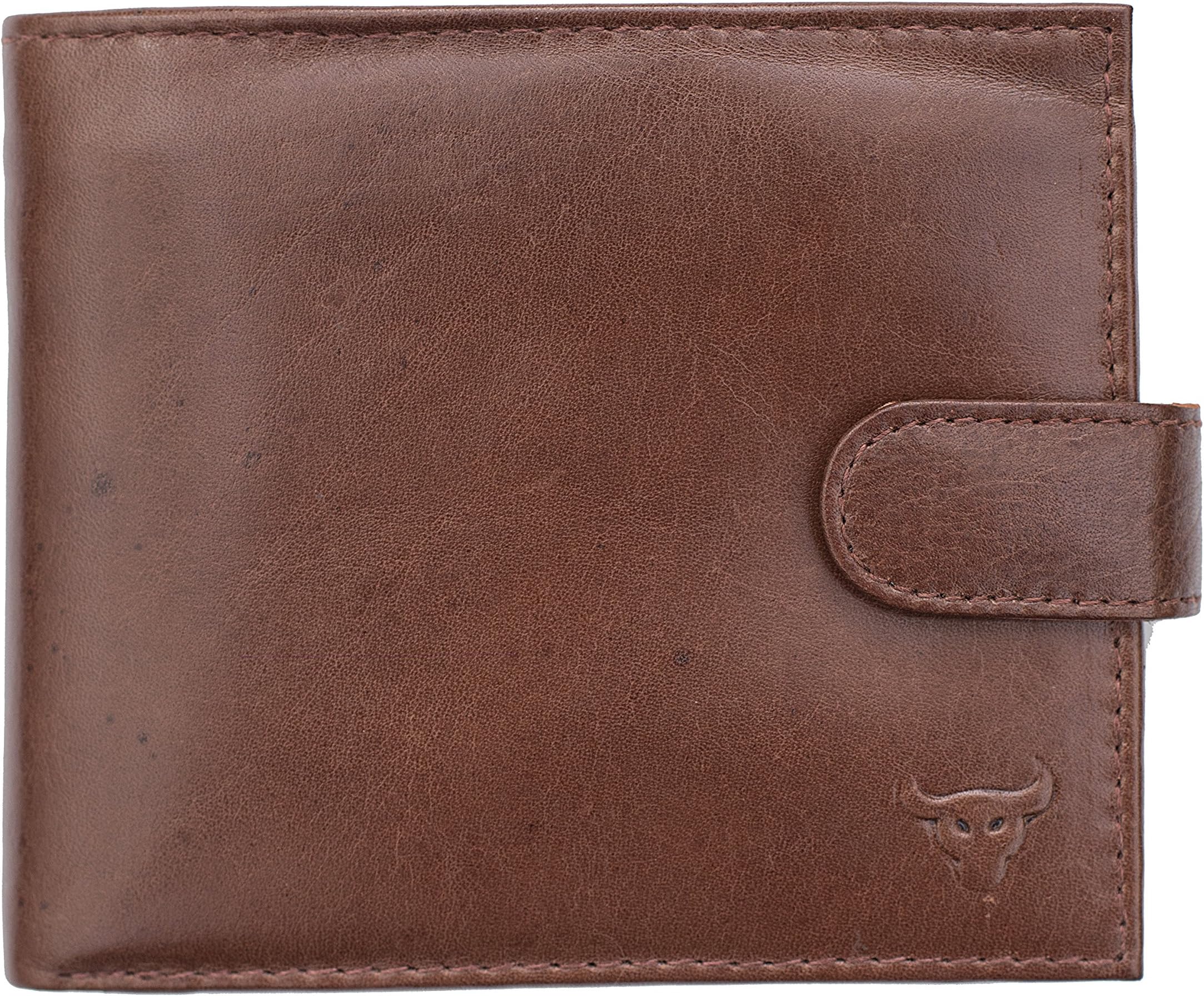 Kenneth Brownne Da Milano Soft Leather Mens Classic Wallet Tan Brown