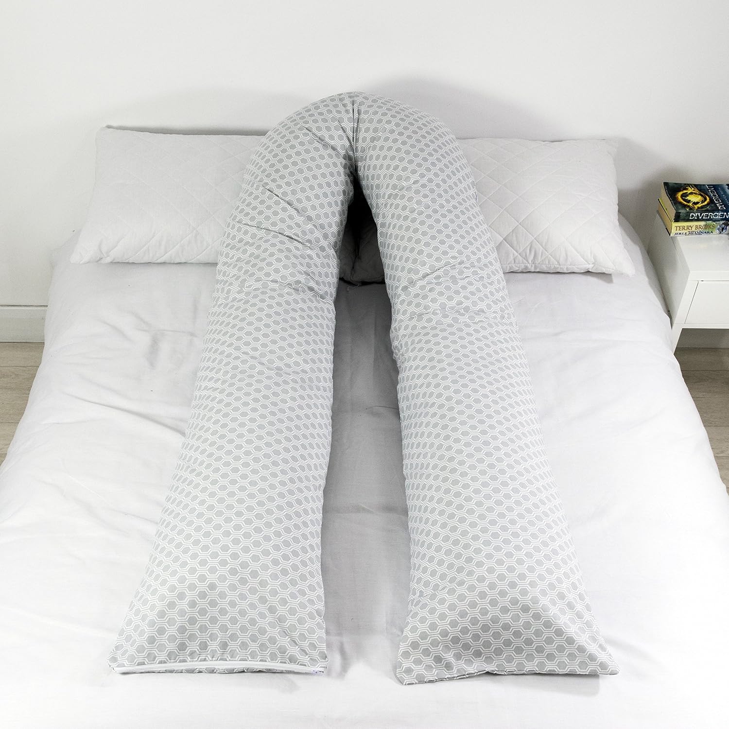 Adam Home 12ft U Shape Body Pillow Case Cover Only Support Nursing