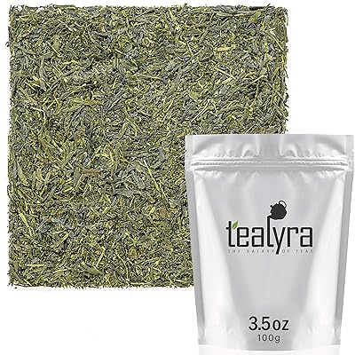 Tealyra - Sencha Kakegawa - Japanese Green Tea - The Best Japanese Tea - Organically Grown in Japan - Loose Leaf Tea - Caffeine Medium - 100g (3.5-ounce)