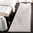 SAFAVIEH Reflection Collection Runner Rug - 2'3" x 8', Light Grey & Cream, Vintage Distressed Design, Non-Shedding & Easy Care, Ideal for High Traffic Areas in Living Room, Bedroom (RFT664C)