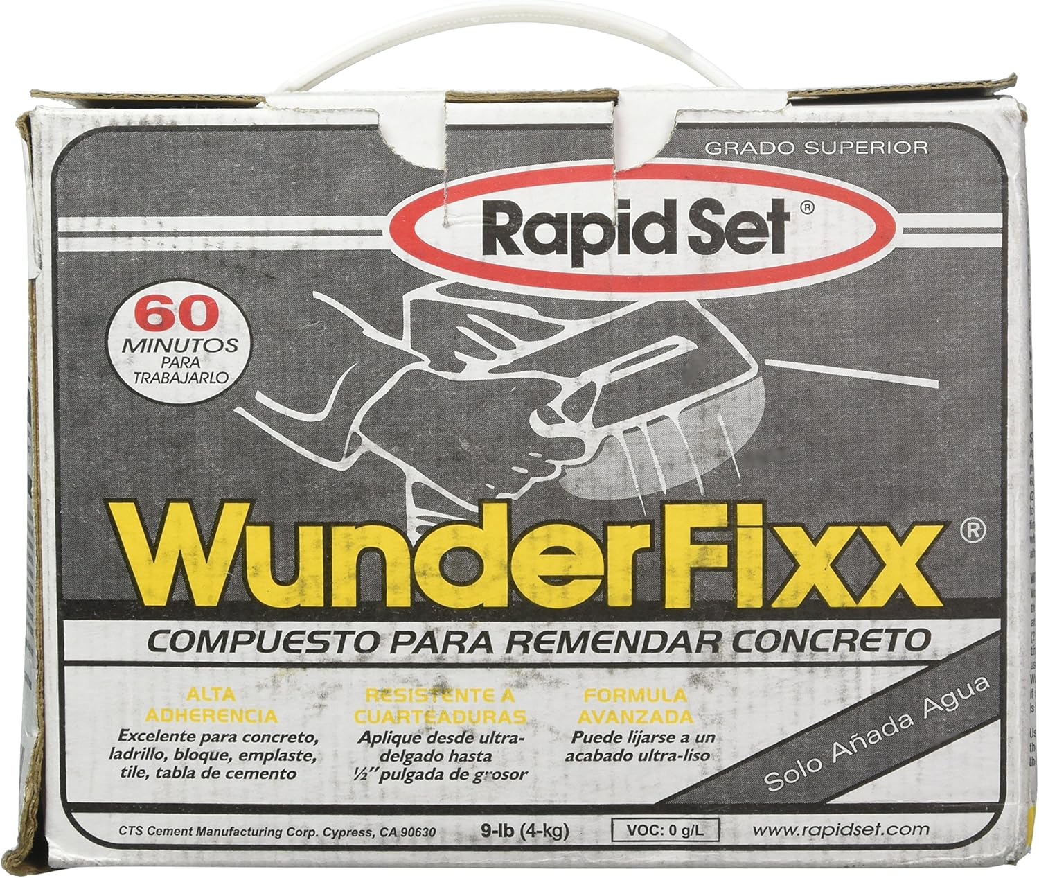 CTS CEMENT MANUFACTURING 703020009 9LB Wunderfixx Wall Surface Repair