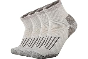 ONKE Merino Wool Low Cut Quarter Socks for Men Outdoor Trail Running Hiking Hiker All Season with Moisture Wicking Control