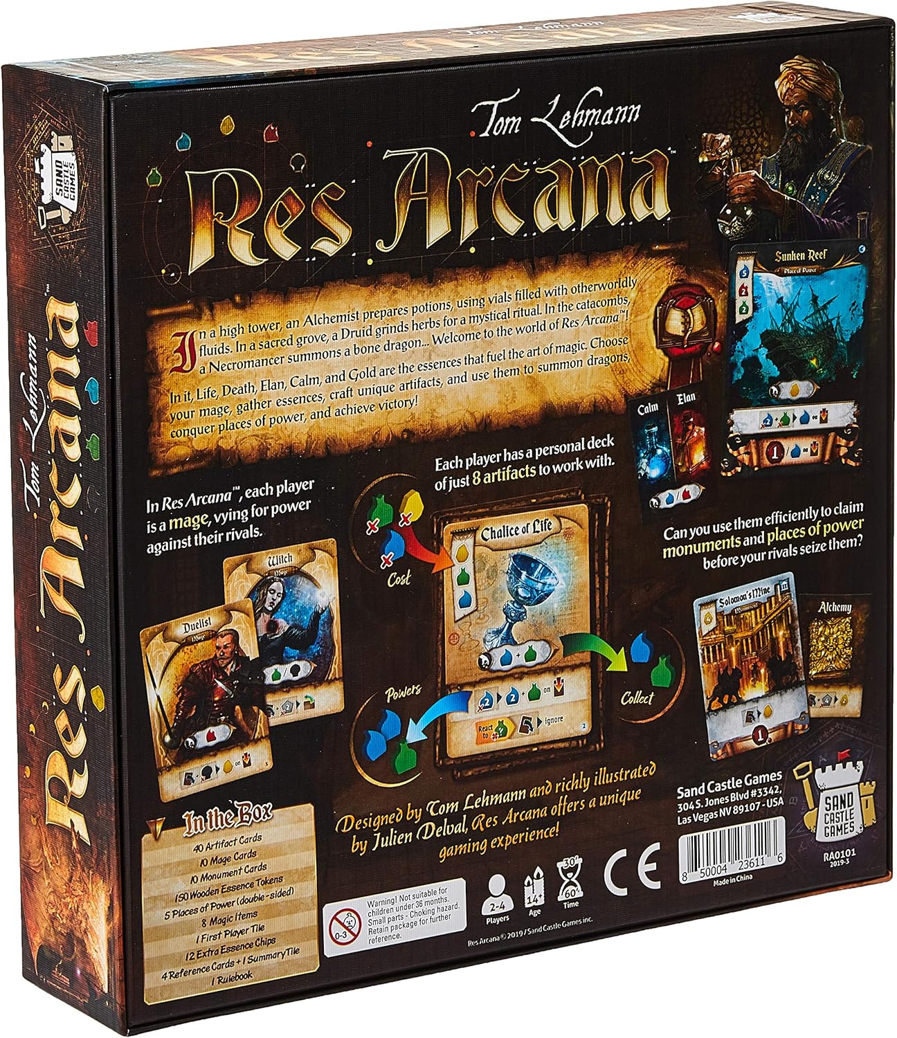 Sand Castle Games RA0101 Res Arcana, Mixed Colours,Standard, 233.57 cubic inches - Image 3