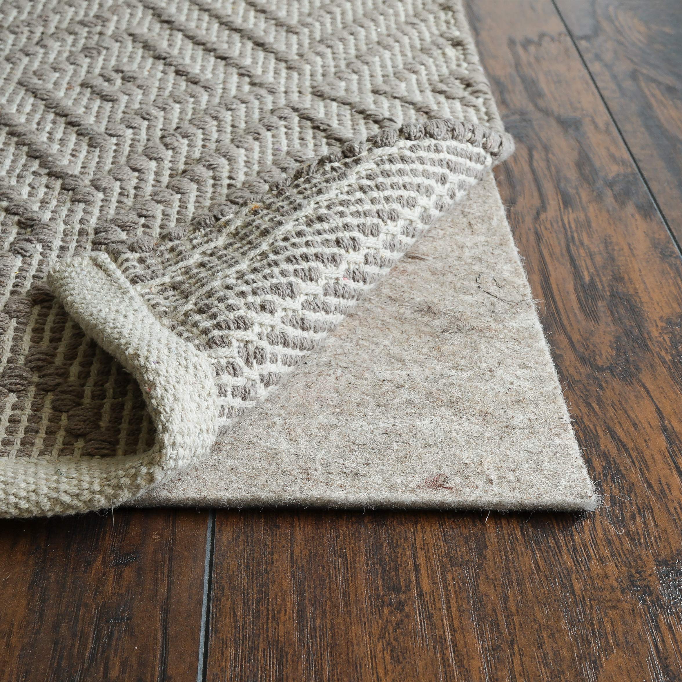 RUGPADUSA, 2'x5', Ultra Black 17 - 1/8" Thick (FELT + RUBBER) Non-Slip Rug Pad, Available in 3 thicknesses, Prevents Slipping, Safe for Hardwood and All Surfaces