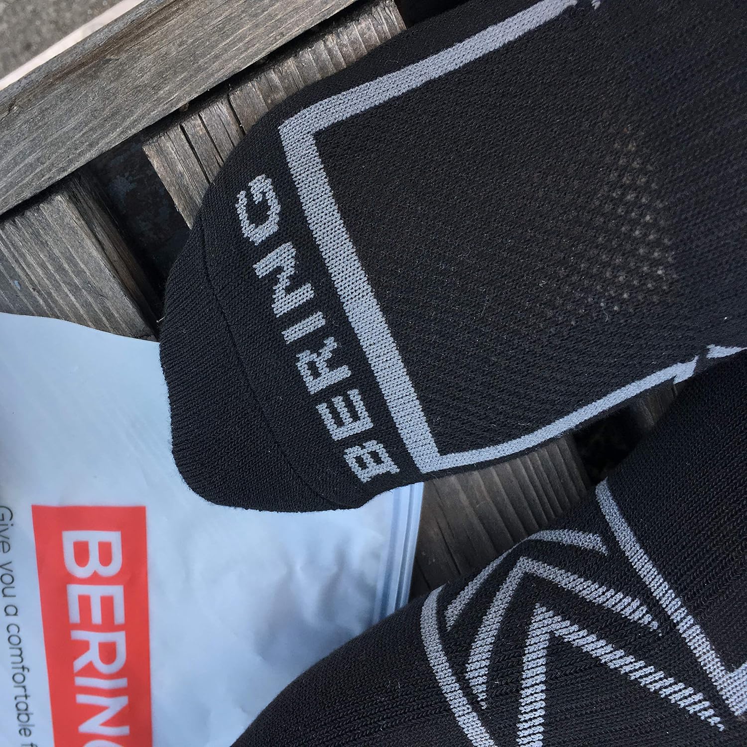 BERING Men's Performance Ankle Running Socks (6 Pack): Clothing