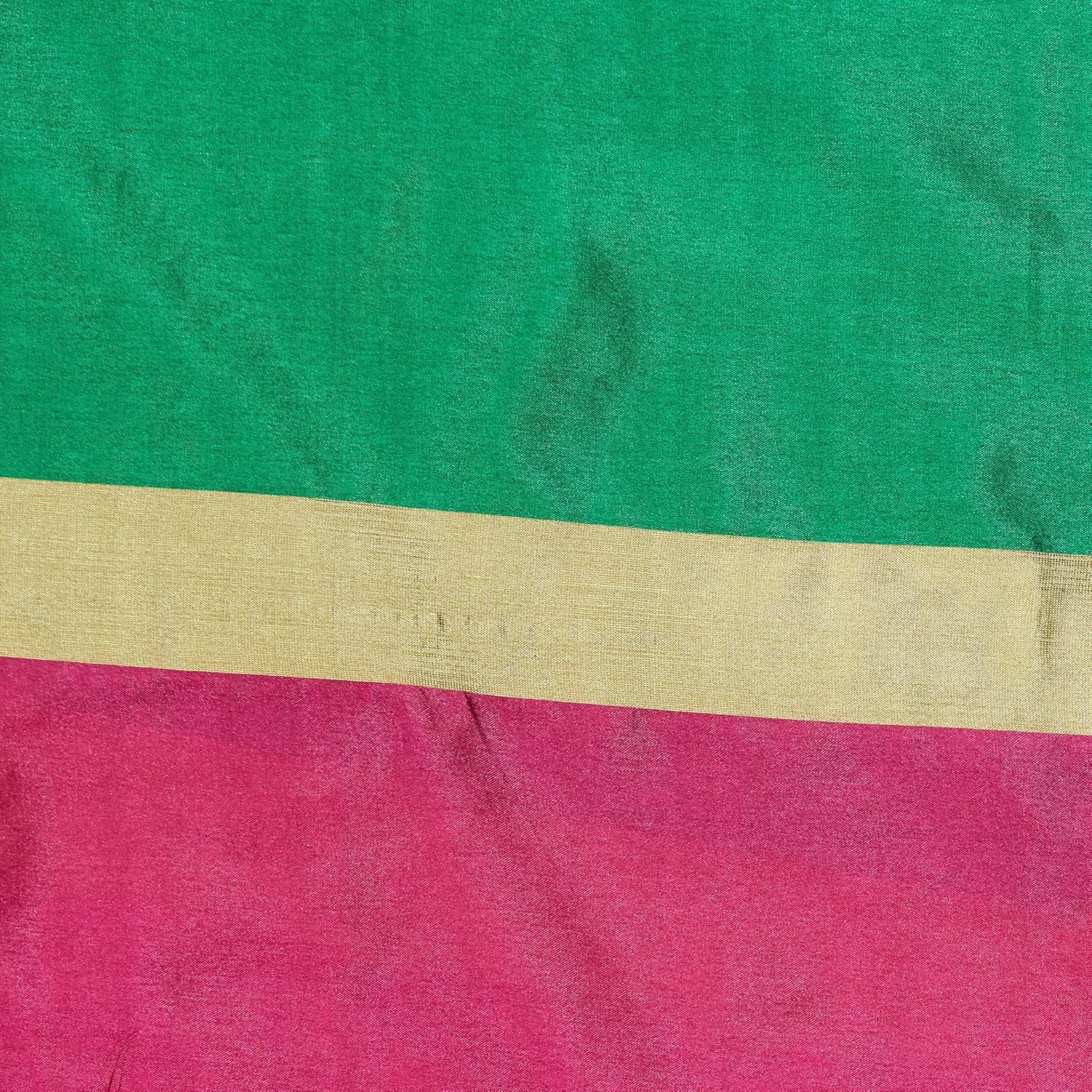 anni designer indian women's cotton silk festive saree with blouse piece