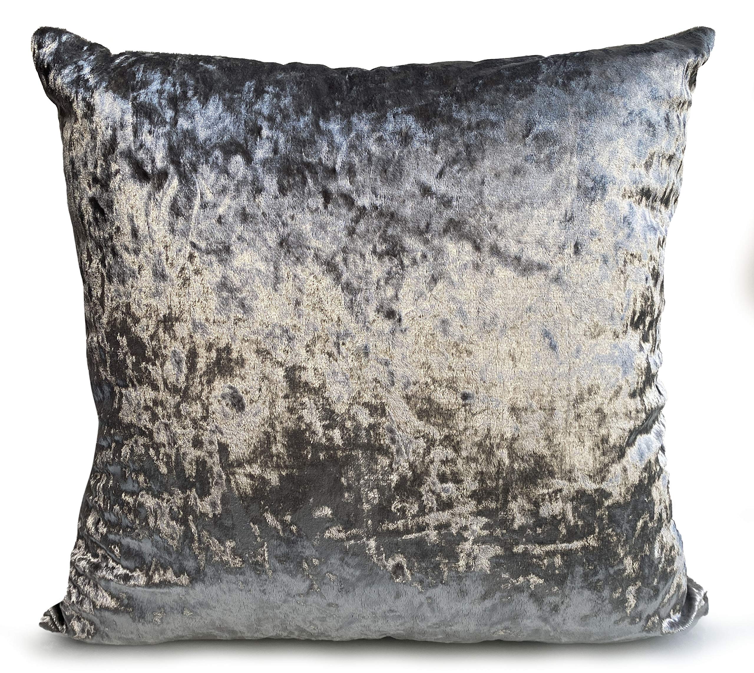 large silver cushions