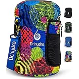 DR.HYDRO 3.2L Water Bottle One Gallon Sleeve Jug Insulated Neoprene Cover Large 108oz Holder with Shoulder Strap for Gym and