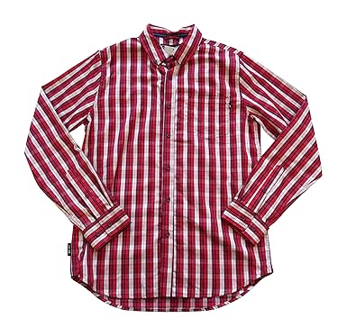 white nike shirt with pink check