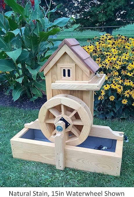 Amazon Com Backyard Crafts Amish Made Decorative Gristmills With