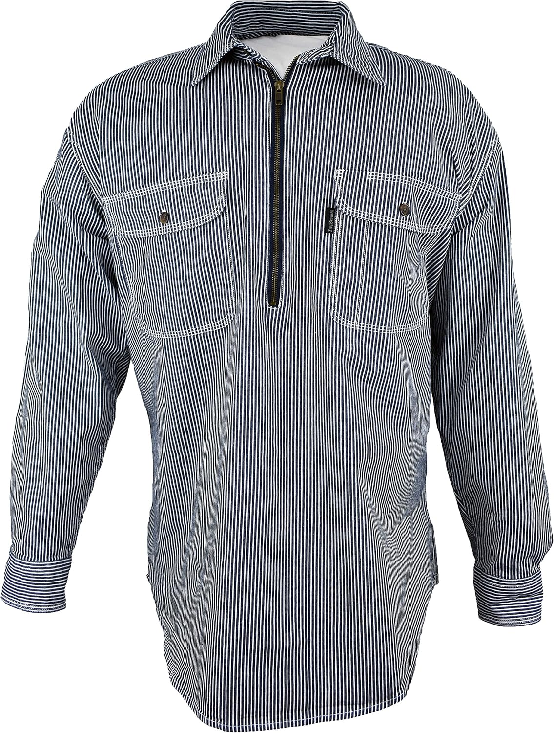 hickory stripe denim
