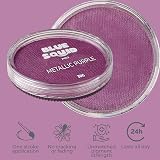 Blue Squid Metallic Purple Face Paint 30g Professional Water-Based view 4