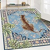 WARM HAVEN Eclectic Rug, Cheetah Area Rug 4x6