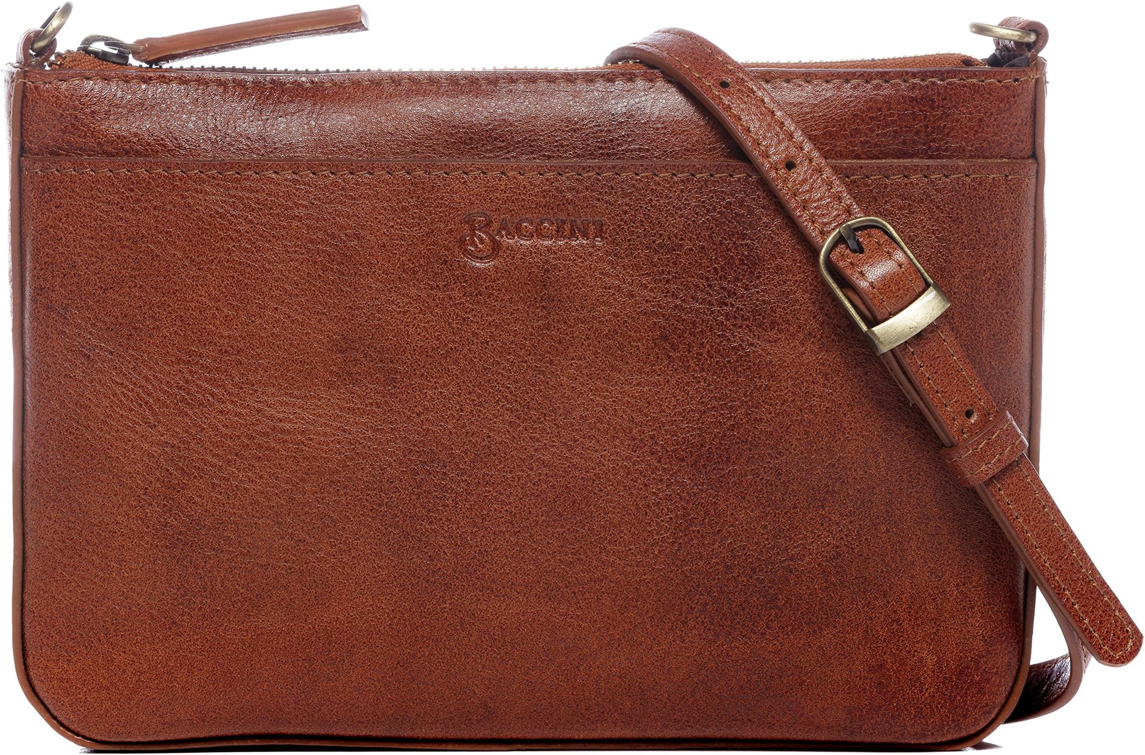 BACCINIShoulder Bag & Clutch Lorena Small Evening Handbag Real Leather top-Handle Bag Leather Bag Women´s Bag