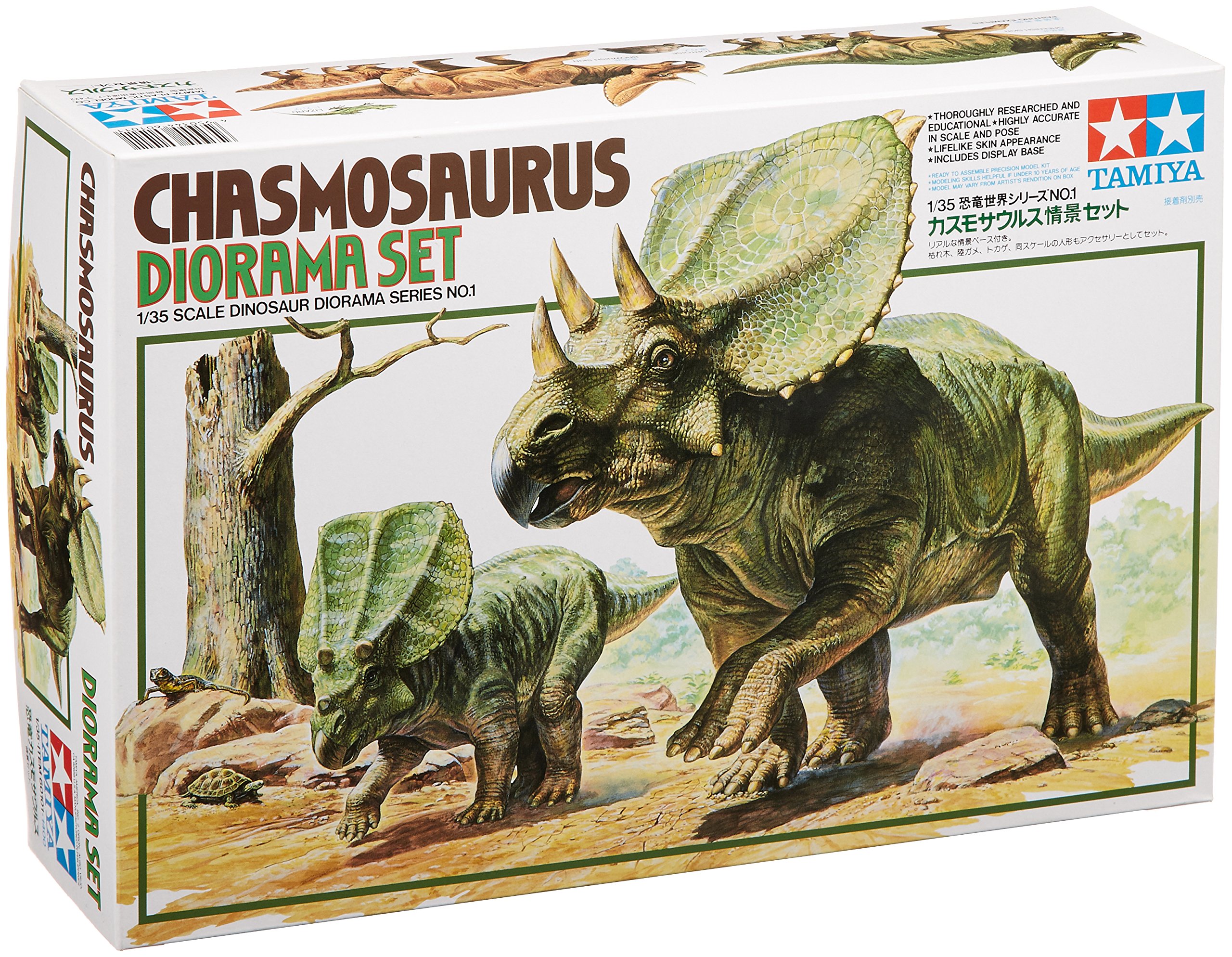 Tamiya 60101-1:35 Chasmosaurus, diorama set
