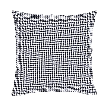 Amazon Com Carousel Designs Navy Houndstooth Throw Pillow 20 Inch