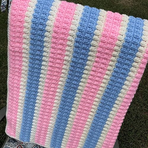 pink bobble blanket