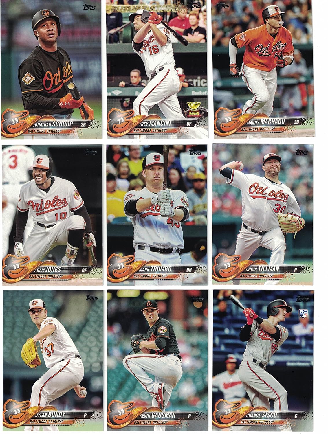 Baltimore 2018 Topps Series 1 & 2 Baseball 23 Card
