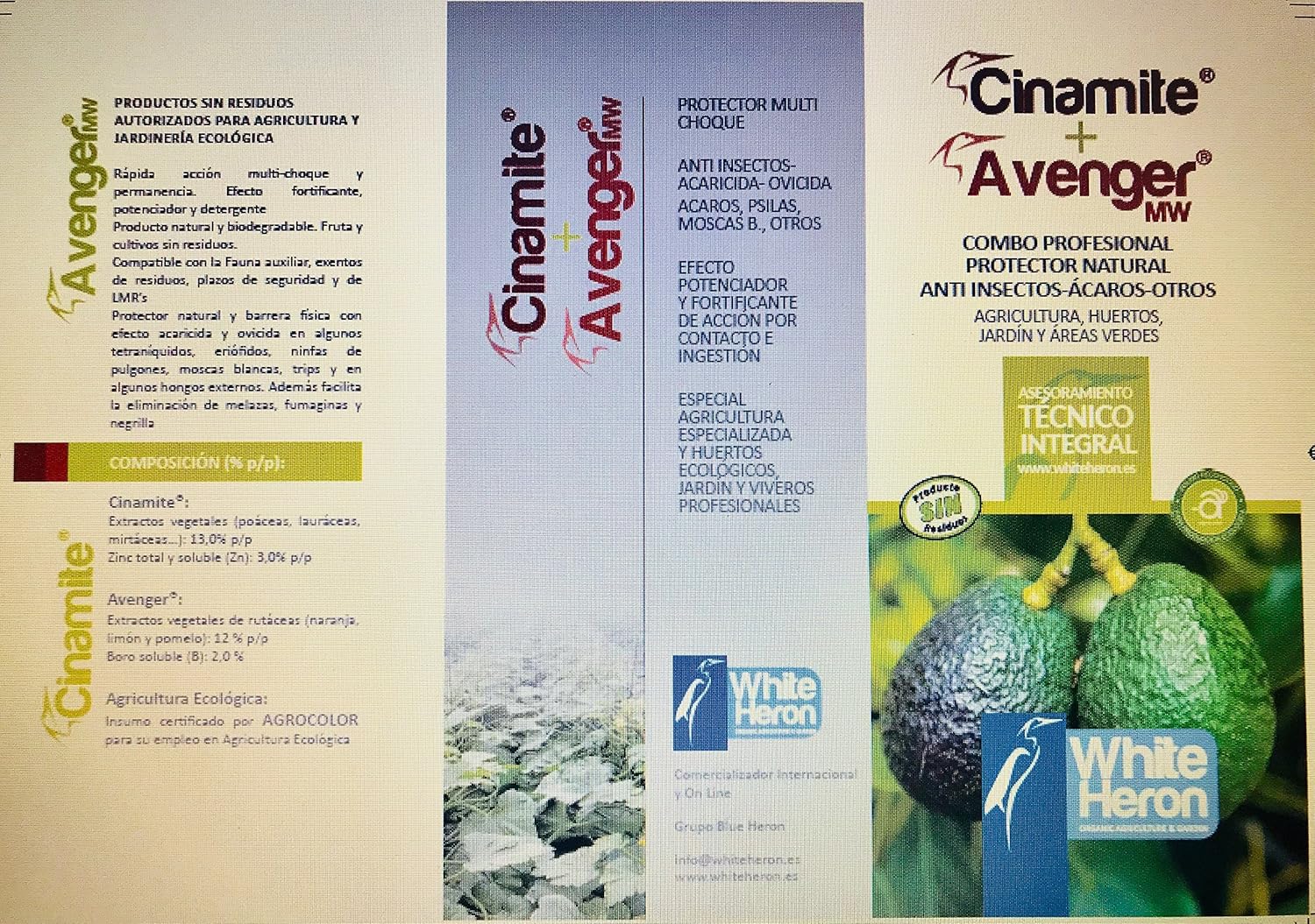 CINAMITE®+Avenger® (550 m2). Perfil Insecticida bioracional ...