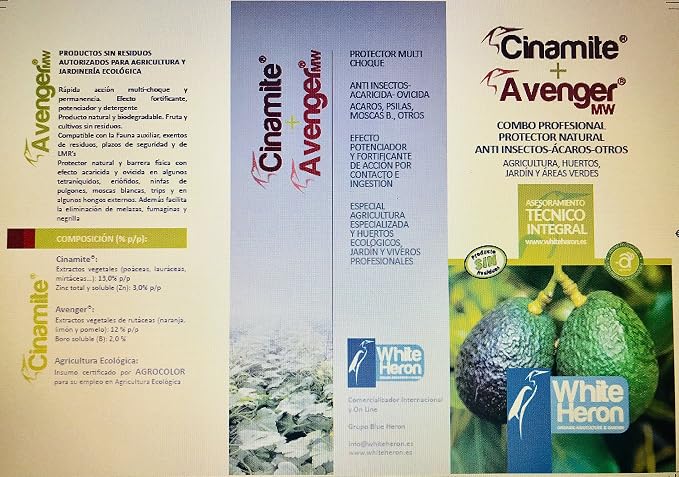CINAMITE®+Avenger® (550 m2). Perfil Insecticida bioracional ...