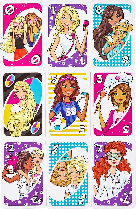 Uno cards barbie Clearance