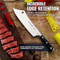 Cutluxe Cleaver Chef Knife – 8" Meat Cleaver