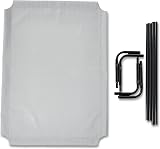 Brand Raised Dog Bed Cooling Elevated Pet Bed Large Grey 130x80x19 cm view 5
