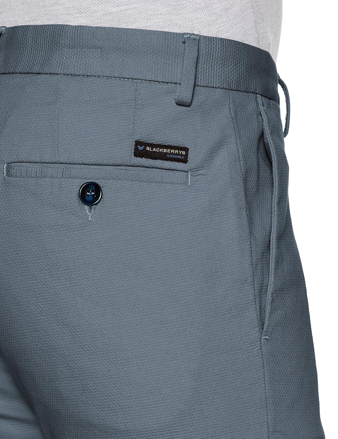 blackberrys men's slim fit casual trousers