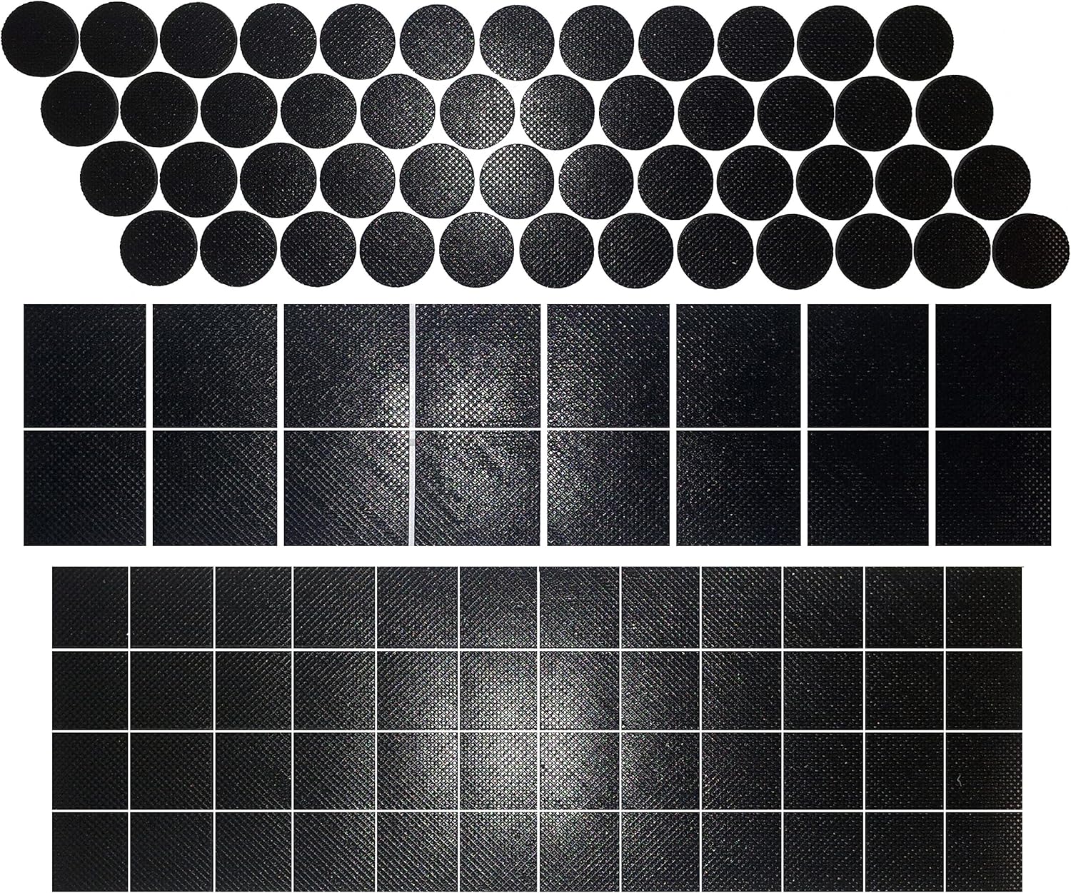 112 Piece Rubber AntiSkid Pad Value Pack (Furniture and Floor