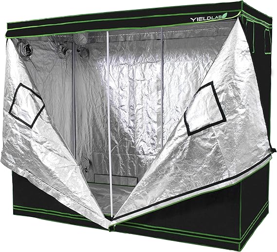 Yield Lab Two Door 96x48x78 Reflective Grow Tent Plant