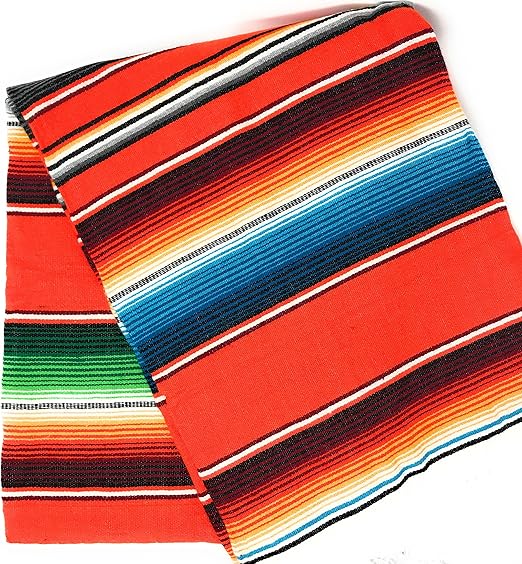 Amazon Com Mexitems Mexican Serape Table Runner 84 X14 Sarape
