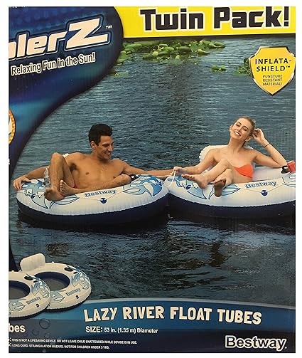 Lazy River Float Tubes Twin Pack 