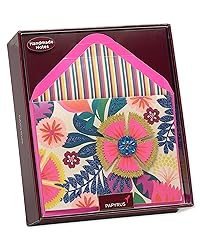 Papyrus Blank Cards with Envelopes, Bright Flowers