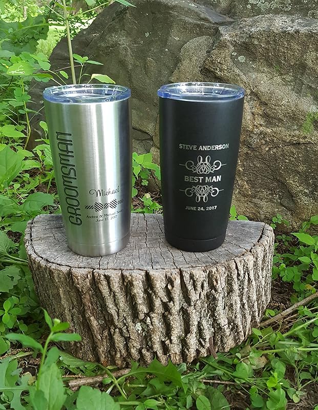 Set of 2 Personalized Polar or YETI Insulated Mugs