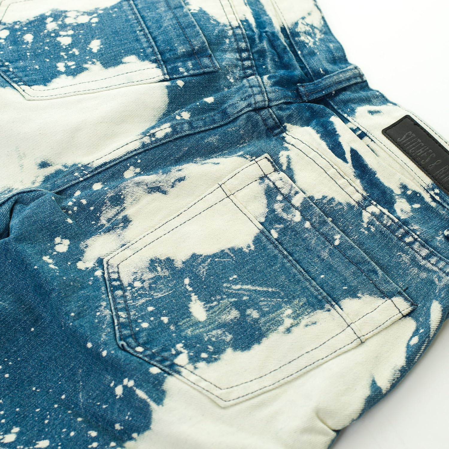 stitches and rivets denim