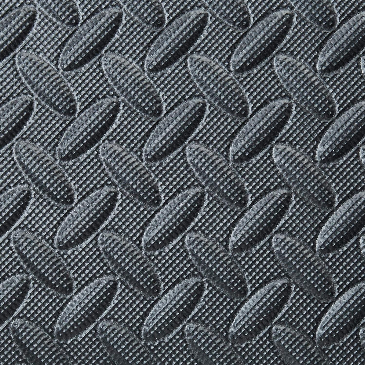 Yes4All Interlocking Exercise Foam Mats with Border – Interlocking Floor Mats for Gym Equipment – Eva Interlocking Floor Tiles (12 Square Feet, Black): Sports & Outdoors