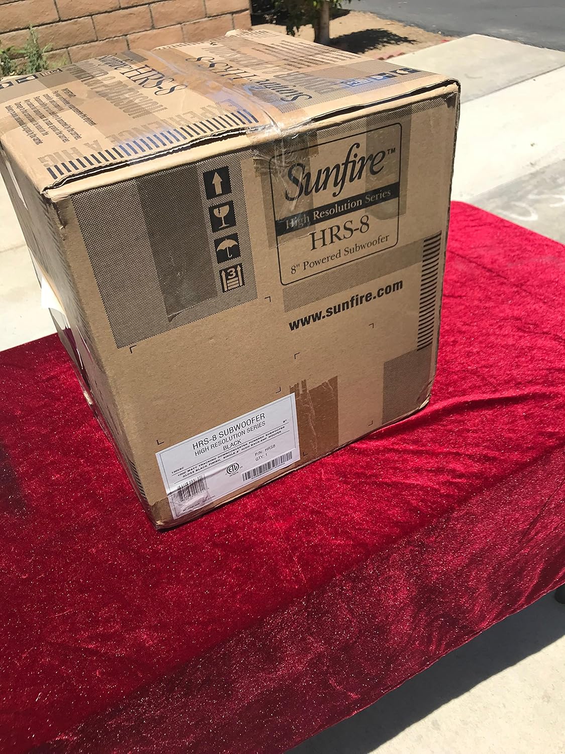 sunfire subwoofer hrs 8